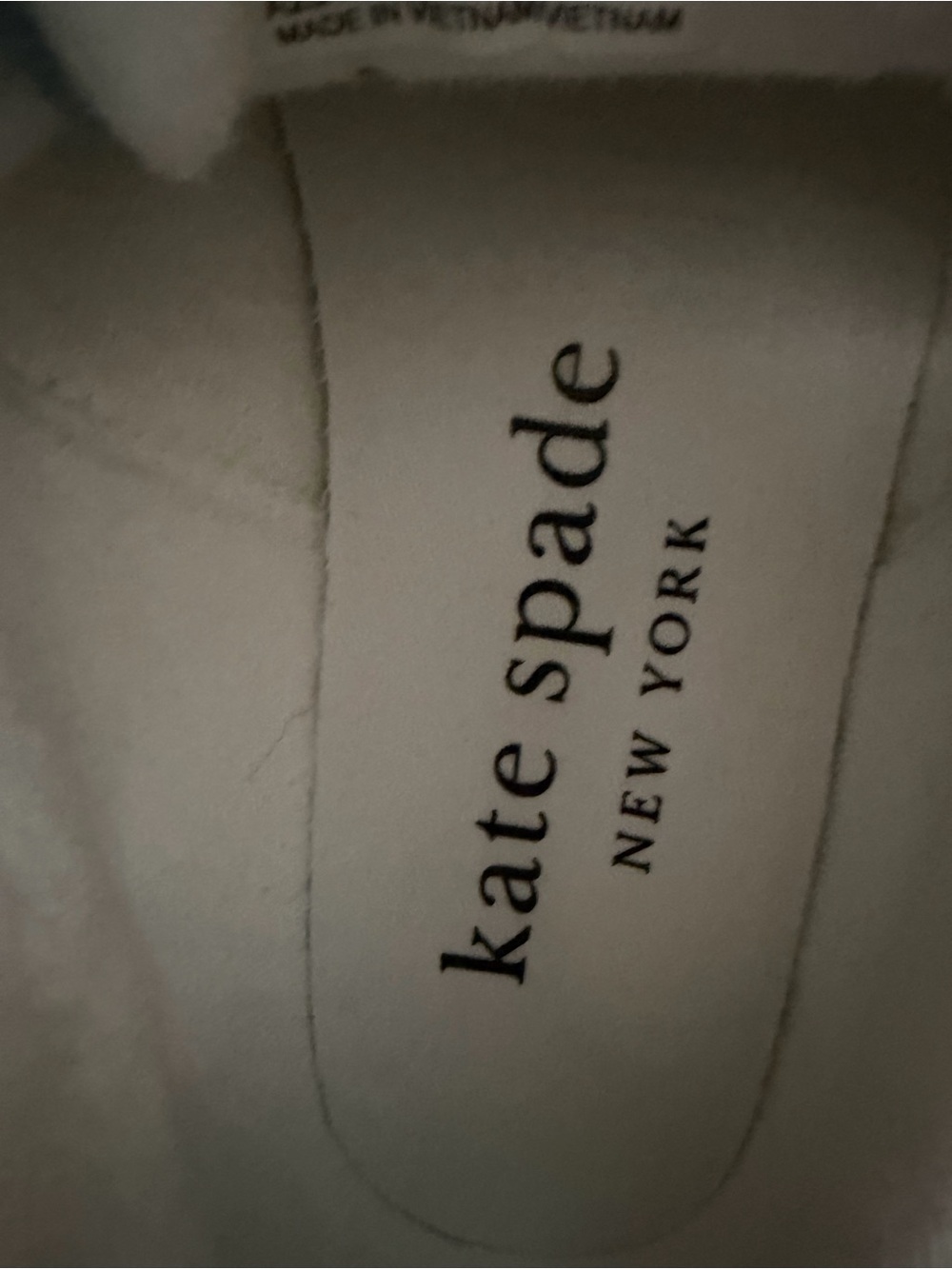 kate spade Blue and Cream Low-Top Sneakers - Picture 3 of 9